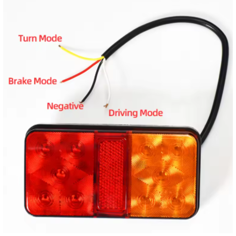 LED TRASEIRO MENOR TIPO CANOINHA