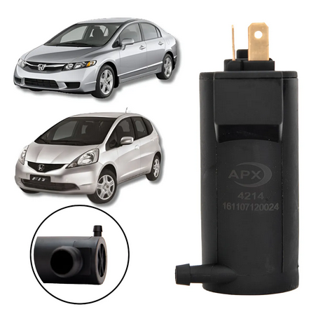 ELETROBOMBA 12v P/ Reservatório Para-brisa Honda Civic 2006/