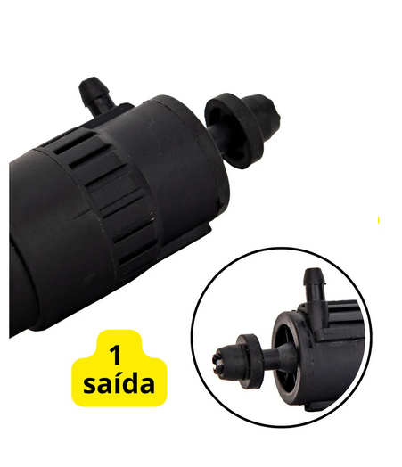 ELETROBOMBA 24v P/ Reservatório Limpador Para-brisa 1 Saída