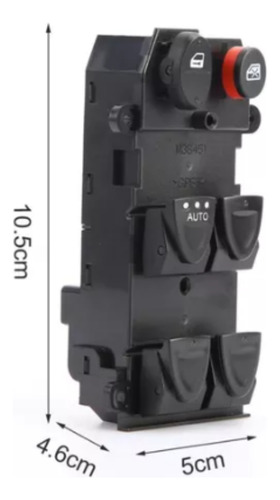 Botão Vidro Elétrico Comando P/ Honda New Civic 2007 2008 09