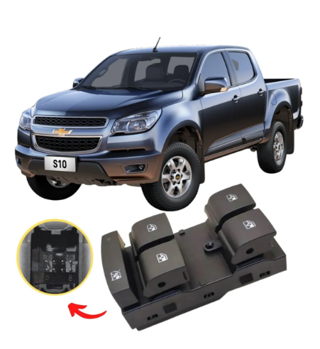 INTERRUPTOR DE VIDRO ELETRICO-COBALT 12>19, CRUZE S10 2020 ONIX SPIN