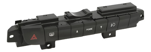 Botão Bordo Pisca Alerta Milha Palio Idea Weekend Siena . Preto