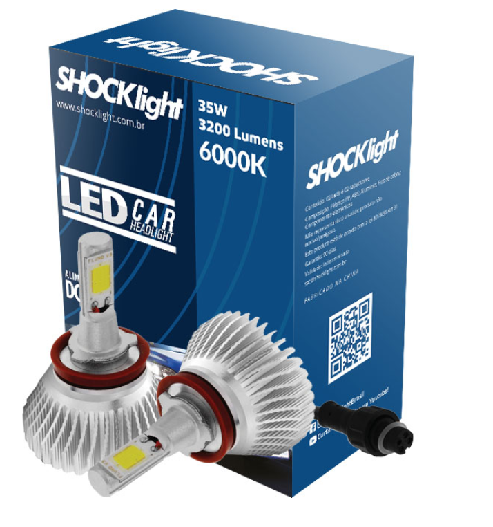 LED HEADLIGHT H4 - 12V 35W 3200LM