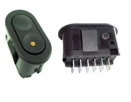 INTERRUPTOR DE VIDRO ELETRICO-(LUZ LARANJA) CORSA SIMPLES