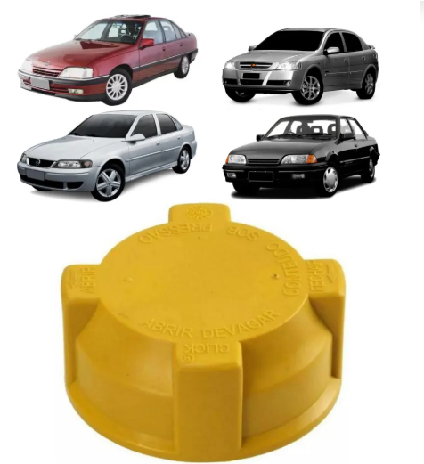 TAMPA DE RESERVATORIO DE AGUA-CHEVROLET: Corsa 98 Vectra 97>05, Astra 99 Kadett, Monza Omega 93>98,Vectra 97>05, Chevett