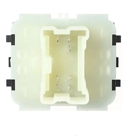 INTERRUPTOR DE VIDRO ELETRICO-DUPLO FUNDO BRANCO  Renault: Clio 15>~, Duster 15>~, Fluence 15>~, Logan 15>~, Sandero 15