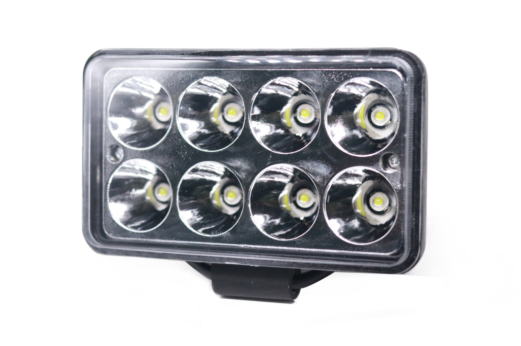 FAROL AUXILIAR DE LED 12V24V 6000K 24W 8 LEDS RETANGULAR TECH ONE