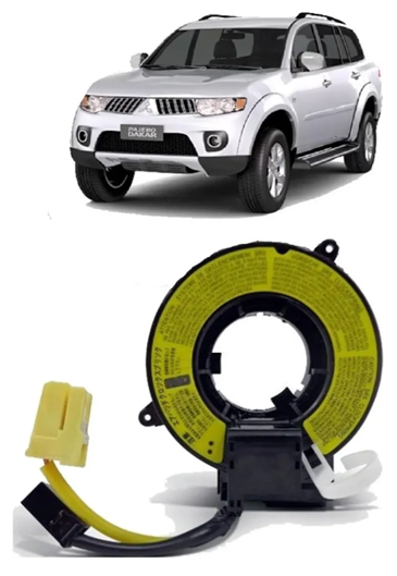 CINTA AIR BAG COM PILOTO AUTOM COMANDO DE SOM NO VOLANTE  L200 Triton 2008 a 2018 Outlander V6 2003 a 2013 Pajero