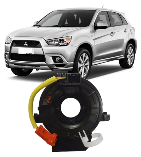 CINTA AIR BAG COM CONTROLE DE SOM/BUZINAS 3 CONECTORES ASX 2010 A 2018 OUTLANDER SPORT L200 Triton Sport 2018