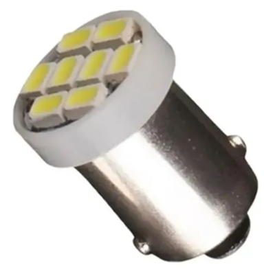 LAMPADA BA9S 8 LED T4W 69 BRANCO 12V