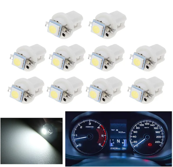 LAMPADA T5 B8.5 D 1 LED BRANCO 12V