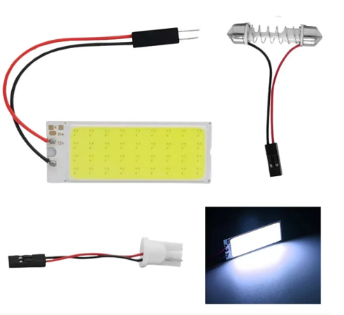 PLACA SUPER LED COB 36 CHIPS T10 TORPEDO M3