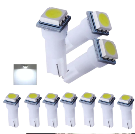 LAMPADA T5 1 LED BRANCO 12V