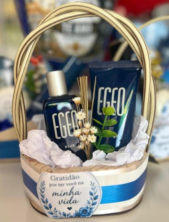 CESTA PRESENTE EGEO BLUE