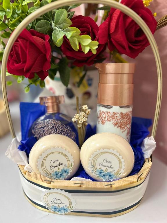 CESTA PRESENTE FLORATTA BLUE