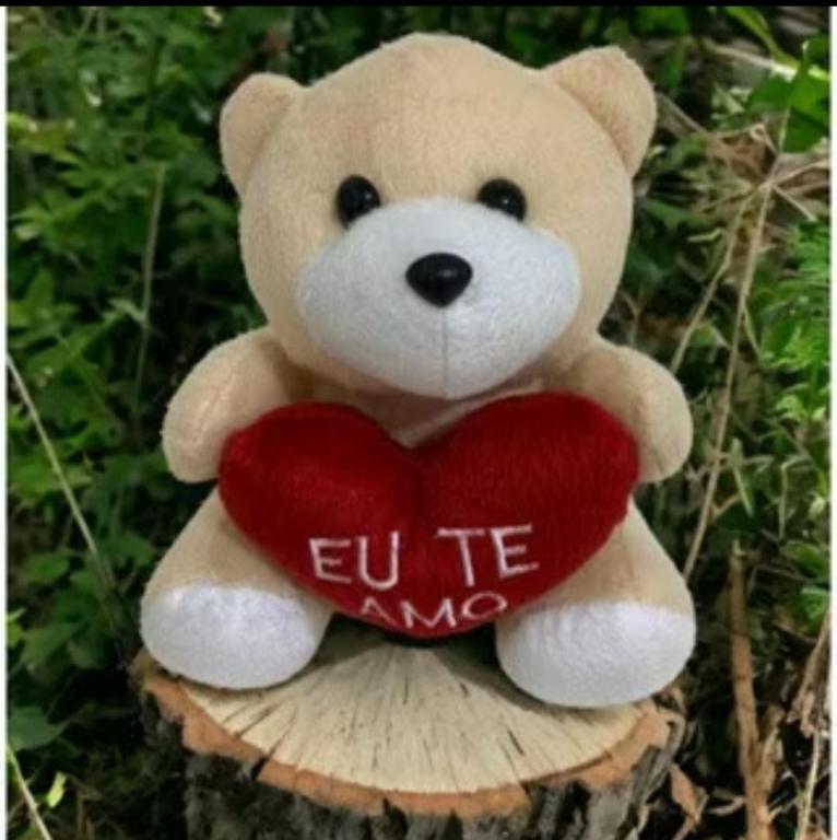 URSO DE PELUCIA TE AMO 20CM