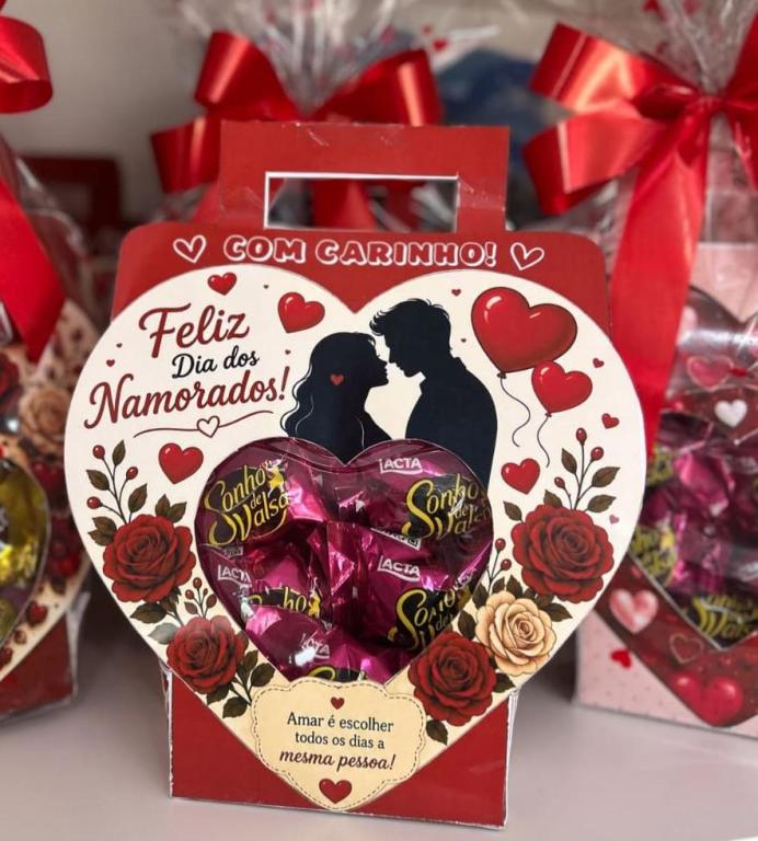 CORAÇÃODE  CHOCOLATE TEMATICO