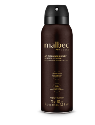 MALBEC PURE GOLD DESODORANTE AEROSOL
