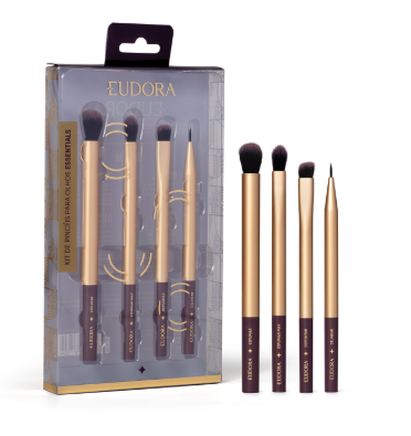 KIT DE PINCEIS PARA OLHOS EUDORA
