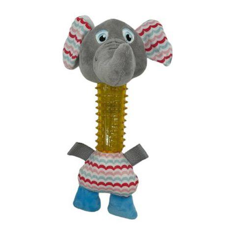 BILLY ELEFANTE PELUCIA E SILICONE (PW C0107)- *petwi