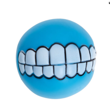 BOLA VINIL SORRISO SORTIDO 7,5CM (1014022)- *homepet