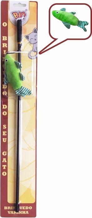 BRINQUEDO VARINHA GATO GREEN FISH BLISTER (888)-*bbb