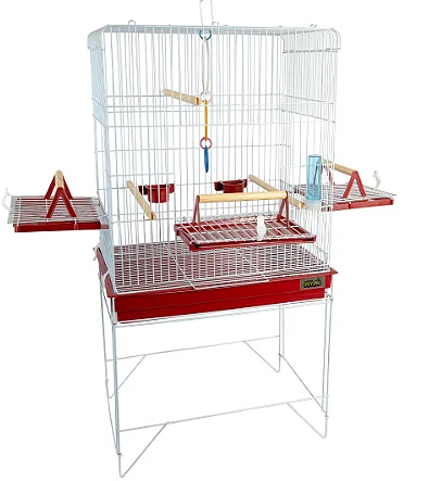 VIVEIRO TRIPLEX VERMELHA A52CM C58CM L40CM/ALTURA PE 38CM (07330505AA)- *jelplast