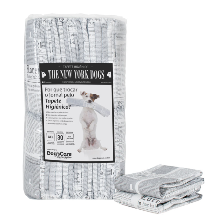 TAPETE HIGIENICO THE NEW YORK DOGS 30 UNID 80x60 -*dogscare