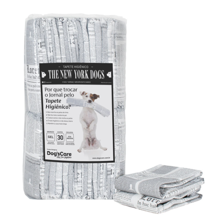 TAPETE HIGIENICO THE NEW YORK DOGS  30 UNID 80x60 -*dogscare