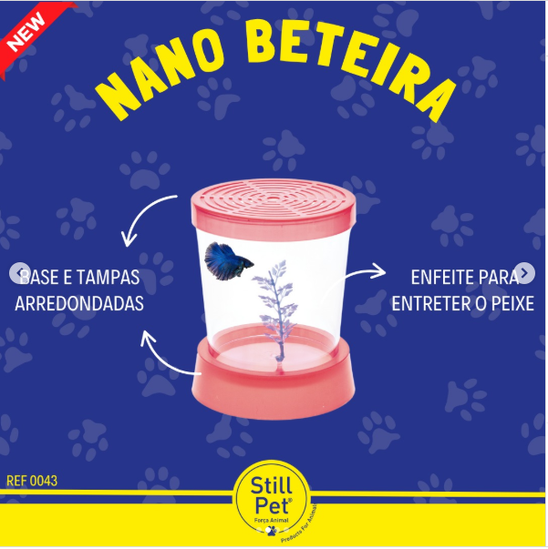 NANO BETEIRA C/ ENFEITE CORES MISTAS -*stillpet