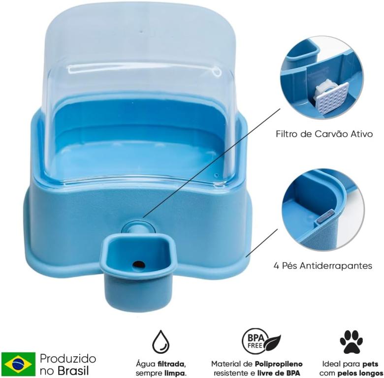 BEBEDOURO 2,3L AZUL -*petlon