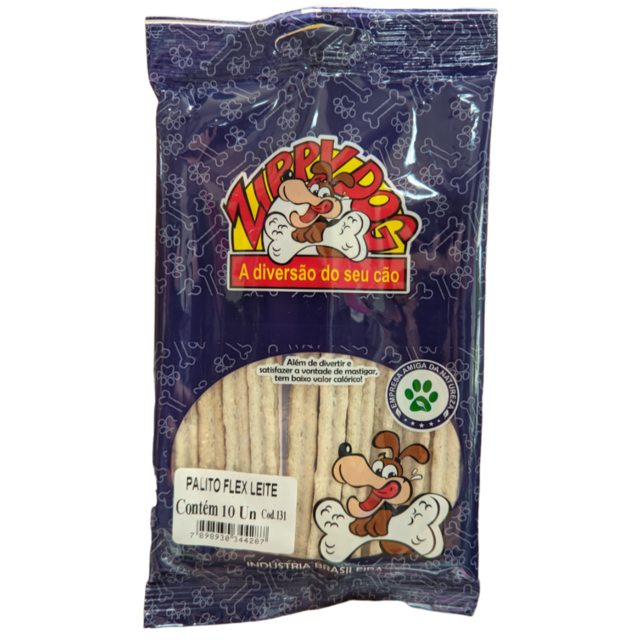 PALITO FLEX SABOR LEITE PC 10 UN