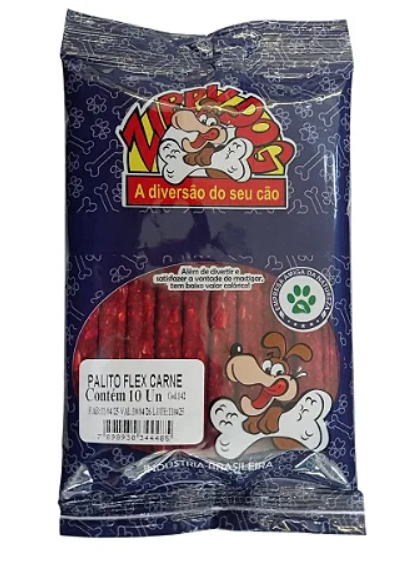 PALITO FLEX SABOR CARNE PC 10 UN