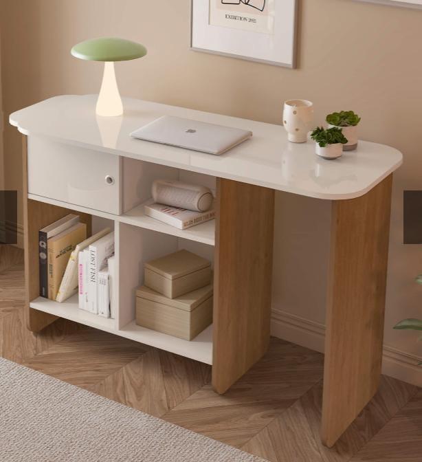 ESCRIVANINHA MESA DE COMPUTADOR NOMAD OFF WHITE CINAMOMO