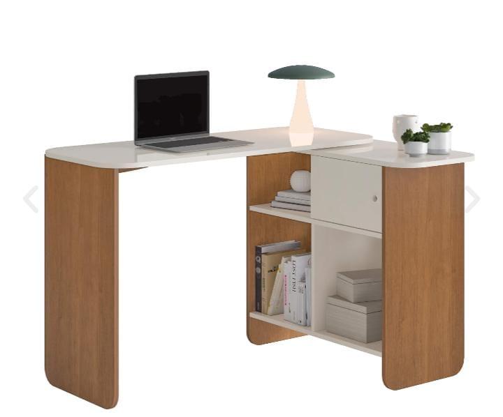 ESCRIVANINHA MESA DE COMPUTADOR NOMAD OFF WHITE CINAMOMO