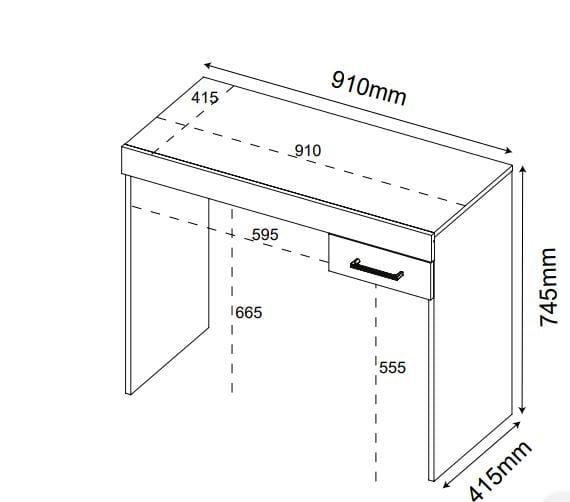 ESCRIVANINHA MESA DE COMPUTADOR COOLER BRANCO