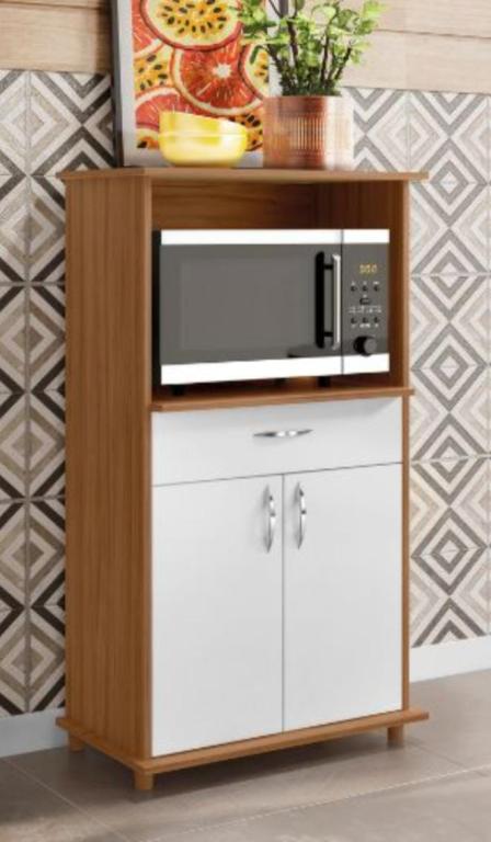 BALCAO FORNO MICRO NT3070 FREIJO TREND BRANCO