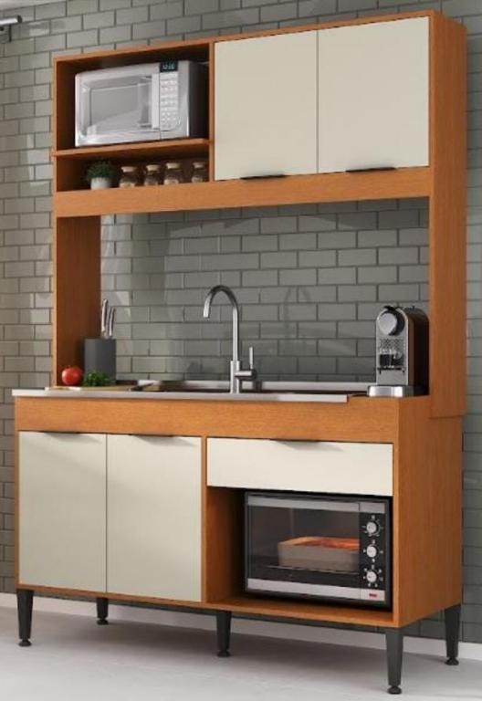 COZINHA AMAYA 1,40 FORNO MICRO COMPACTA FREIJO OFF
