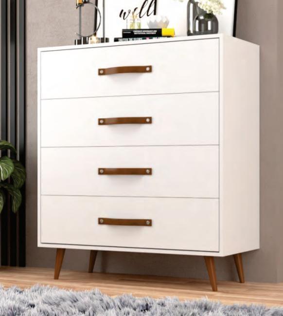 COMODA 4 GAVETAS PADUA BRANCO