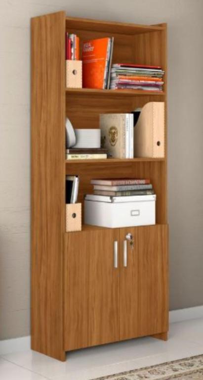 MULTIUSO ESCRITORIO 2 PRATELEIRAS 2 PORTAS FREIJO TREND