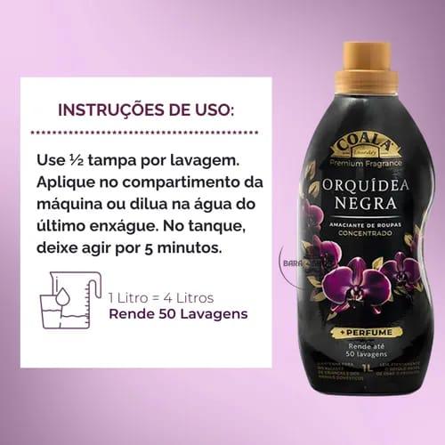 Amaciante Concentrado 1lt ORQUÍDEA NEGRA (Coala)