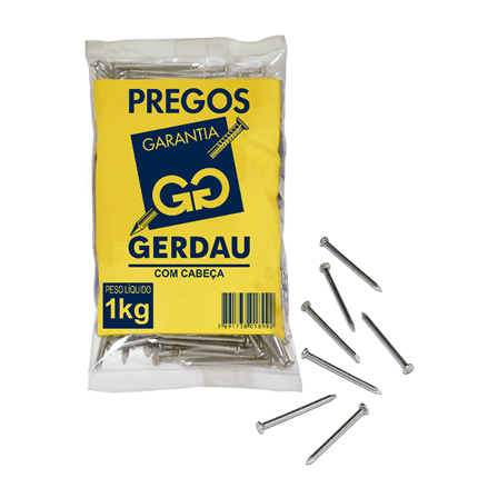 PREGO 17X21 COM CABEÇA 1KG
