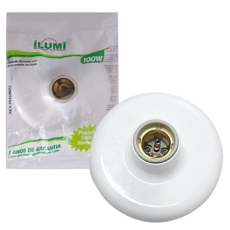 PLAFON PLASTICO BOCAL PORCELANA ILUMI
