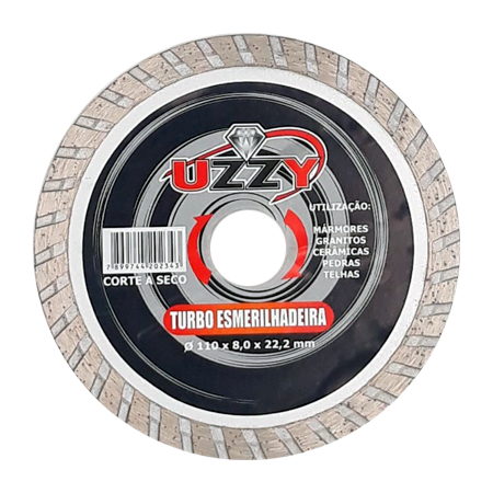 DISCO CORTE ESMERILHADEIRA UZZY