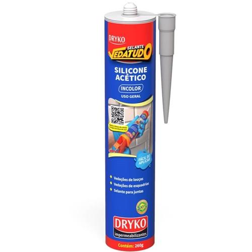 SILICONE ACETICO INCOLOR 260G