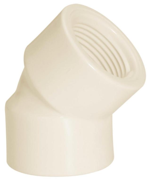 JOELHO ROSCA 45° 1/2 BRANCO