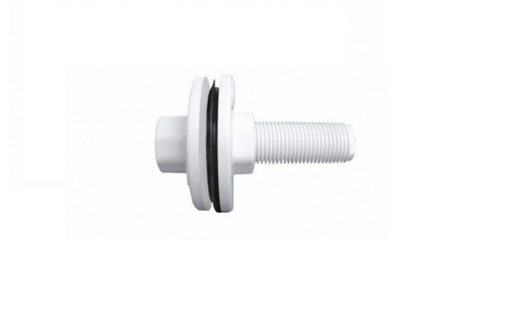ADAPTADOR FLANGE ROSCA 1/2 BRANCO