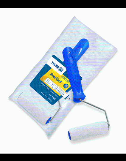 ROLO LA SINTETICO 09cm C/ SUPORTE