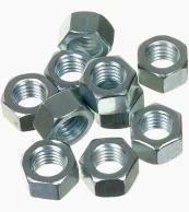 PORCA SEXT. 1/4 UNC 20 FIOS CHAVE 7/16 ZINC