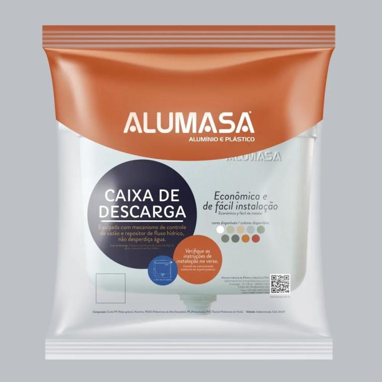 CAIXA DESCARGA S/ ENGATE 9LTS BRANCA